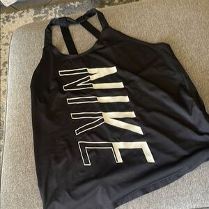 Nike Black Relaxed Tank Top with Racerback